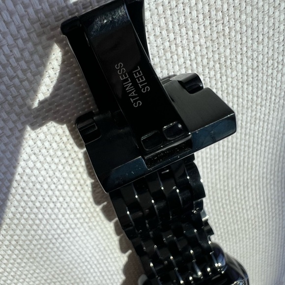 Brand New in Box Black Michele Deco Noir Diamond Watch 06T000215 - Picture 13 of 17